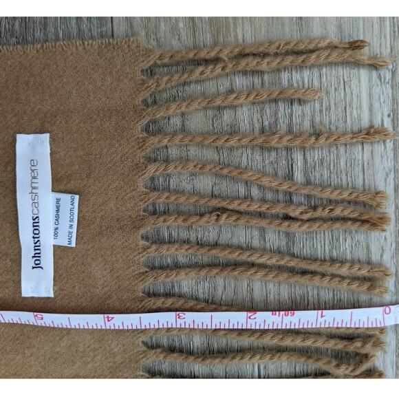 ⭐️NWOT 100% CASHMERE LIGHTWEIGHT Johnstons Scottish tartan stole shawl wrap - Picture 8 of 11